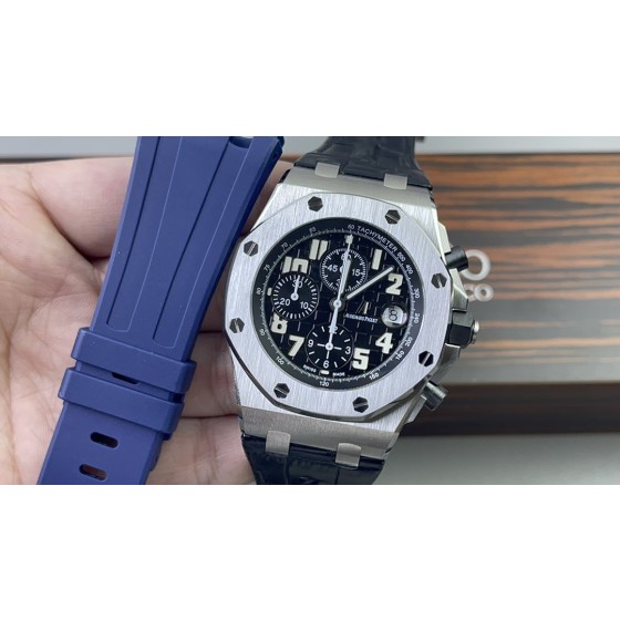 APF！爱彼26470系列！搭配3126计时机芯！出厂赠送一条胶带！