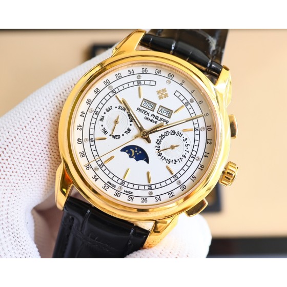 白1300-金1350。V4升级版”扣子”升级原装复刻开模，百达.翡丽超级复杂功能计时系列！用心之作