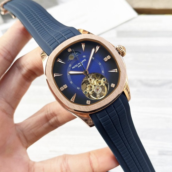 胶带500 钢带530（金白同价）
男人挚爱   手雷系列腕表
【最新】：百达翡丽最佳设计独家首