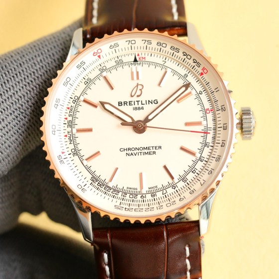 皮1650 钢1750
TW真情演绎，百年灵 BREITLING 航空计时1系列  到货！！！又一