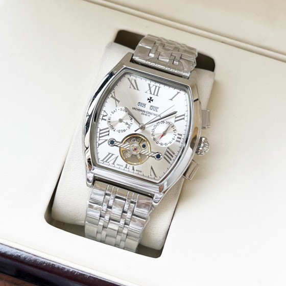 白壳590，玫瑰金610。【精致飞轮 高贵气质】江诗丹顿-Vacheron Constsntin 男