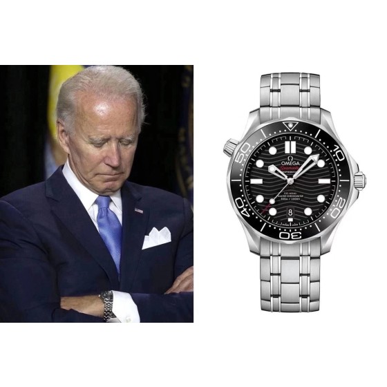 QC爆款刷爆朋友圈拜登同款海马300米潜水表原装进口西铁城新机新版原装扣同步官网陶瓷圈口夜光丁订钢带