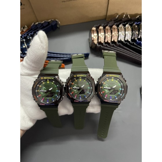 农家橡树八角形限量
型号：GM-2100
功能：太阳能、秒表（精确到1/1000秒）世界时间，倒