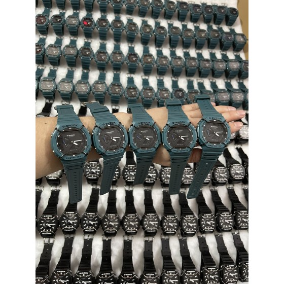 新款八角碳纤维农家橡树限量款
型号：GM-2100
功能：秒表（精确到1/1000秒）世界时间，