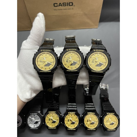 冰川金银八王子系列限量款
型号：GA~2100
功能：太阳能、秒表（精确到1/1000秒）世界时