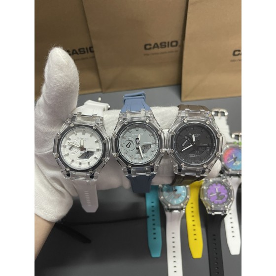 AP农家橡树透明冰川限量
型号：GM-2100A
功能：太阳能、秒表（精确到1/1000秒）世界