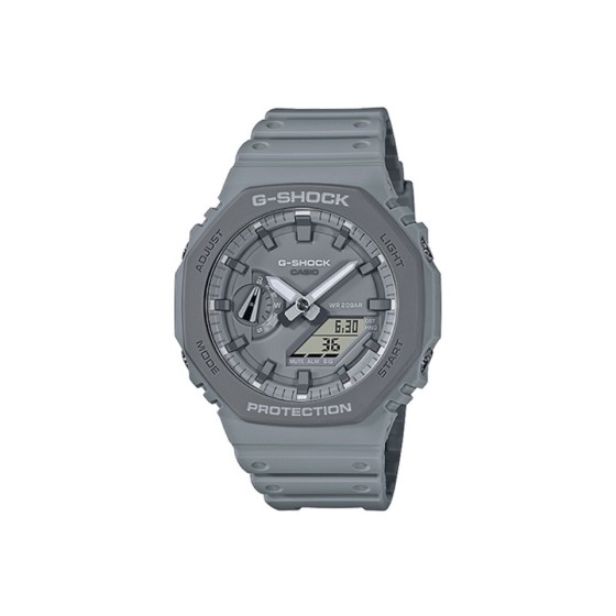 农家橡树限量款
型号：GA-2100
功能：太阳能、秒表（精确到1/1000秒）世界时间，倒计时