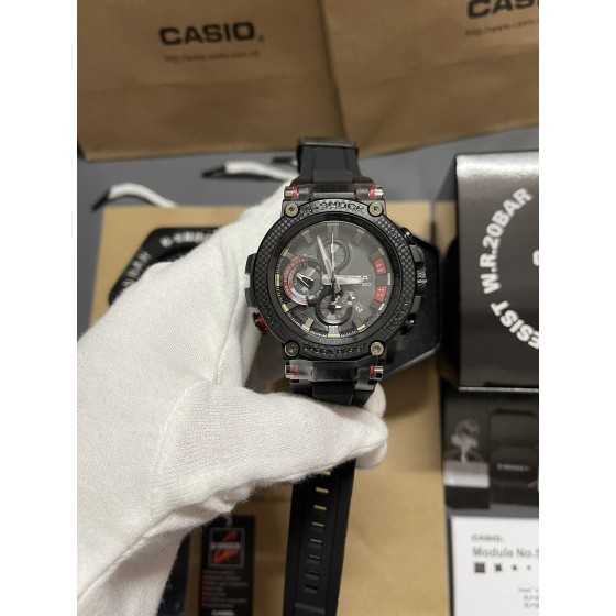 新款钢铁之心碳纤维金属限量款
型号：MTG-B1000
功能：秒表（精确到1/1000秒）世界时