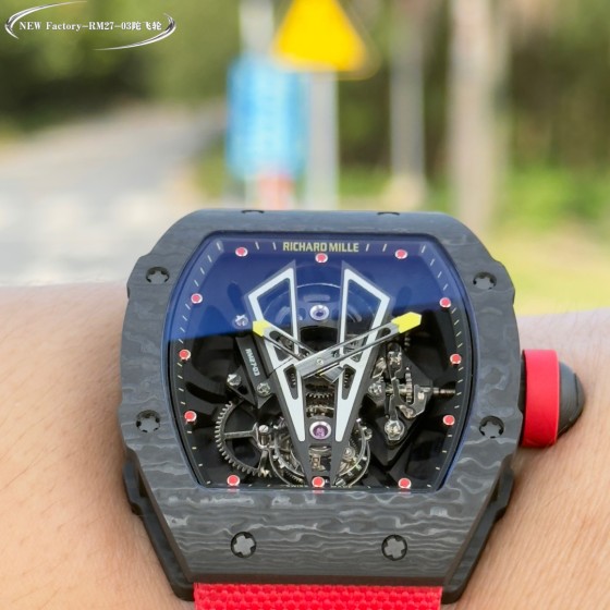『NEW  Factory』重磅新推.轻量级之王：理查德米勒MR27-03陀飞轮腕表
重金打造RM