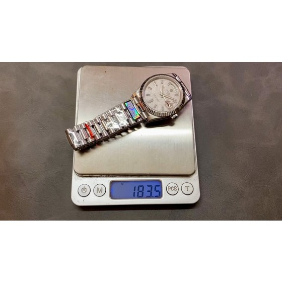 QF 配重版 劳力士 星期日志双历型 2836机芯 40mm 184G