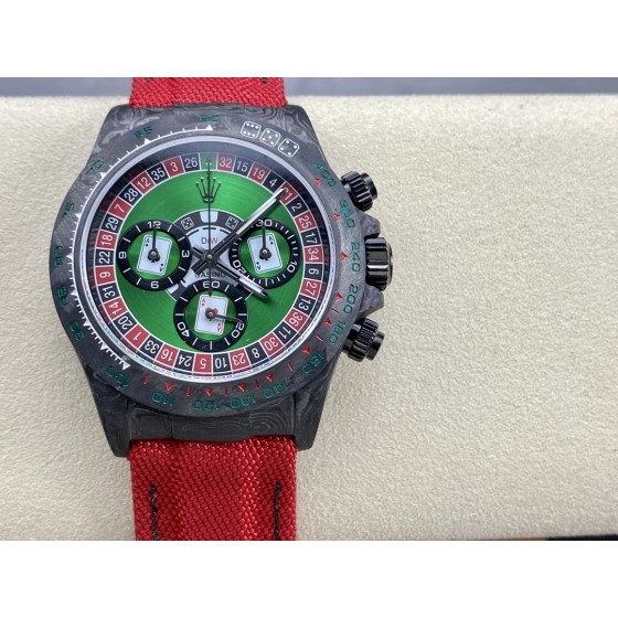2023年新品，超级碳纤维Diw定制版 4130宇宙计时迪通拿系列  腕表直径为40MM，和普通的迪