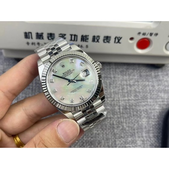 Clean厂！劳力士日志系列！41尺寸！126334钻钉/标配莫桑钻 拒绝低端锆石。搭配3/5珠表带