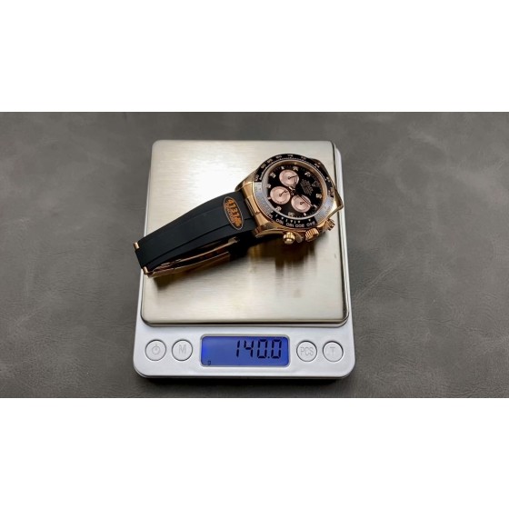 QF 配重版 劳力士Rolex新款迪 最新4131.v6 迪通拿胶带 加重版本 克数重141g 市场