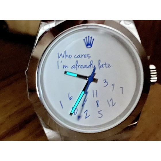 劳力士 Who cares I’m afready pate
个性款闪电 3131机芯904L精钢
