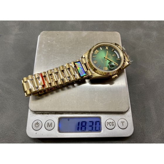 QF 配重版 劳力士 星期日志双历型 2836机芯 40mm 184G