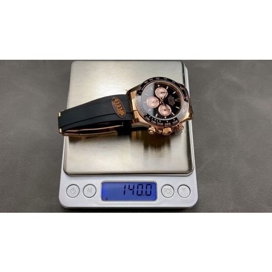 QF 配重版 劳力士Rolex新款迪 最新4131.v6 迪通拿胶带 加重版本 克数重141g 市场