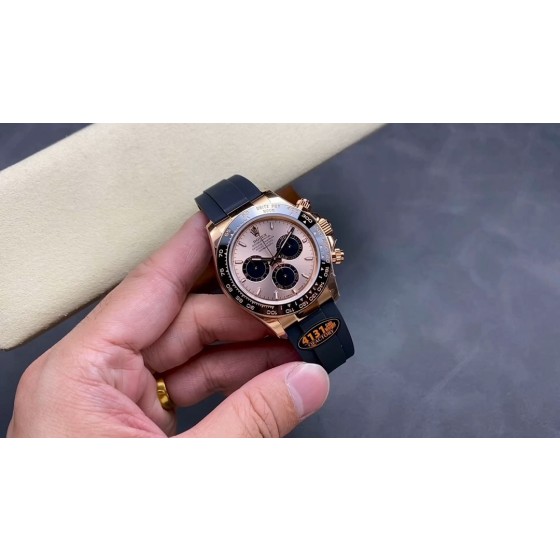 QF 配重版 劳力士Rolex新款迪 最新4131.v6 迪通拿胶带 加重版本 克数重141g 市场