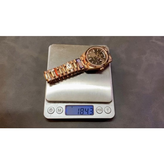 QF 配重版 劳力士 星期日志双历型 2836机芯 40mm 184G