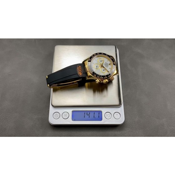 QF 配重版 劳力士Rolex新款迪 最新4131.v6 迪通拿胶带 加重版本 克数重141g 市场