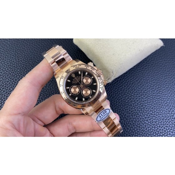 Clean/C厂 玫瑰金迪通拿4130机芯904L钢40mm