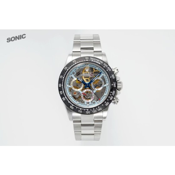 Sonic再次新作：世界首款镂空表盘劳力士迪通拿腕表, 专为一级方程式冠军打造

1:机芯采用丹
