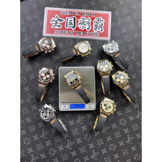 QF 配重版 劳力士Rolex新款迪 最新4131.v6 迪通拿胶带 加重版本 克数重141g 市场