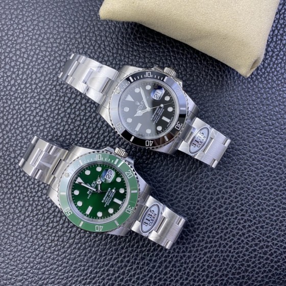Clean厂/C厂 劳力士116610LN 经典黑水鬼绿水鬼40mm
1:搭载丹东3135稳定机芯