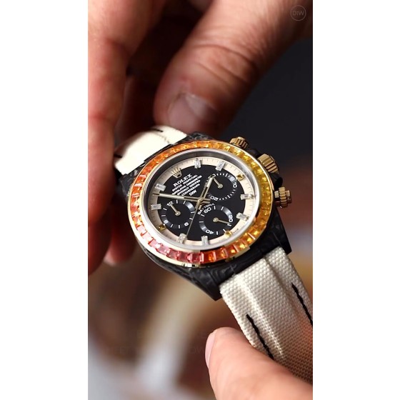 DiW 打造 Rolex Daytona 全新定定制款「Rainbow Sunray」阳光彩虹 以阳