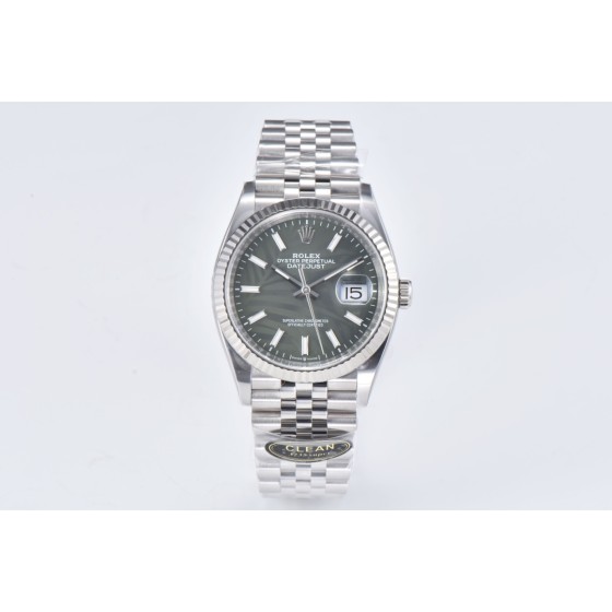 clean厂/c厂126234 36mm日志出货 小手腕福音
因为拍照柔光箱的原因，所以棕榈叶的神