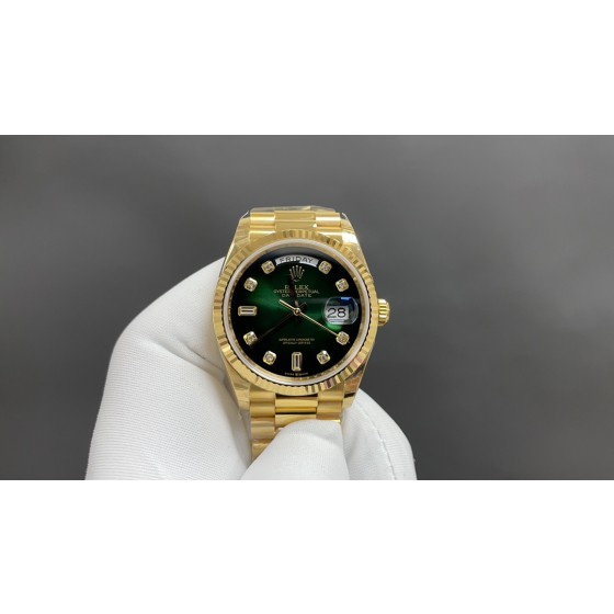 今日推荐劳力士 日志 绿面 36mm 2836 机 顶级品质 出货实拍