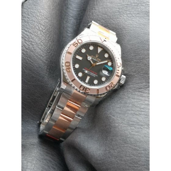 VS限量探索杂志，劳力士游艇名仕型系列m126621-0002腕表
，904精钢间红金表壳表链，黑