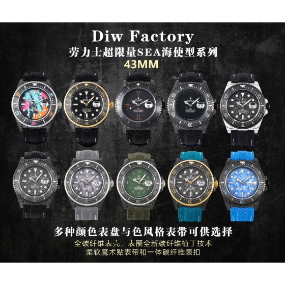 DiW 打造 Rolex Daytona 全新定定制款「Rainbow Sunray」阳光彩虹 以阳