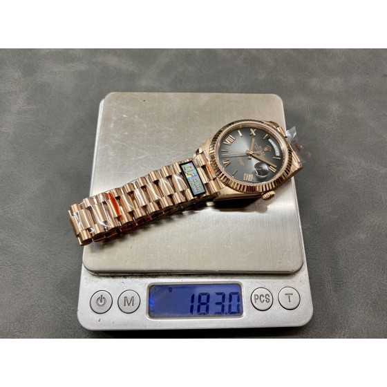 QF 配重版 劳力士 星期日志双历型 2836机芯 40mm 184G