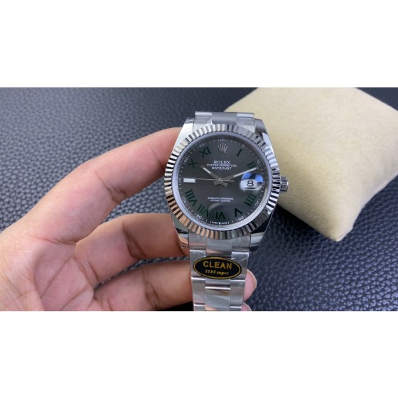 clean厂/C厂 新品劳力士日志型系列m126334-022 绿箩
1:搭载一比一超级3235一