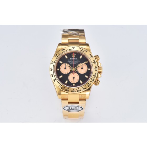 clean厂116508全金小恶魔迪通拿出货 
1.本次推出的是全金迪通拿
2.磨砂黑面，黄金色小