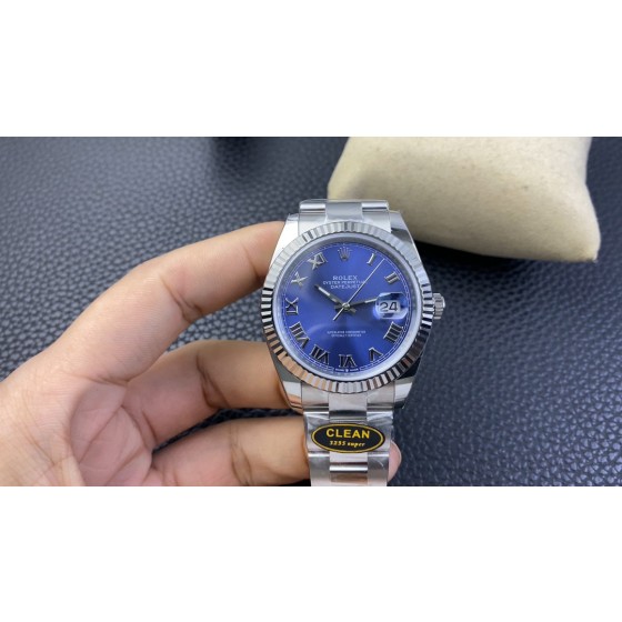 clean厂/C厂 新品劳力士日志型系列m126334-0026 罗马蓝盘
1:搭载一比一超级32