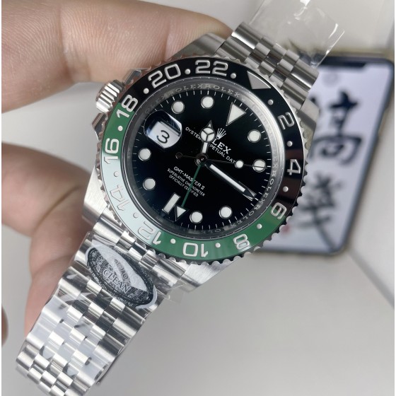 Clean/C厂，劳力士格林尼治雪碧/左撇子，搭载最新3285机芯，实拍图