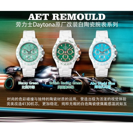 这款腕表将其中极具代表性的赛道颜色——阿布扎比蓝，融入到腕表设计中，覆盖于表盘与表圈数字，彰显出赛车