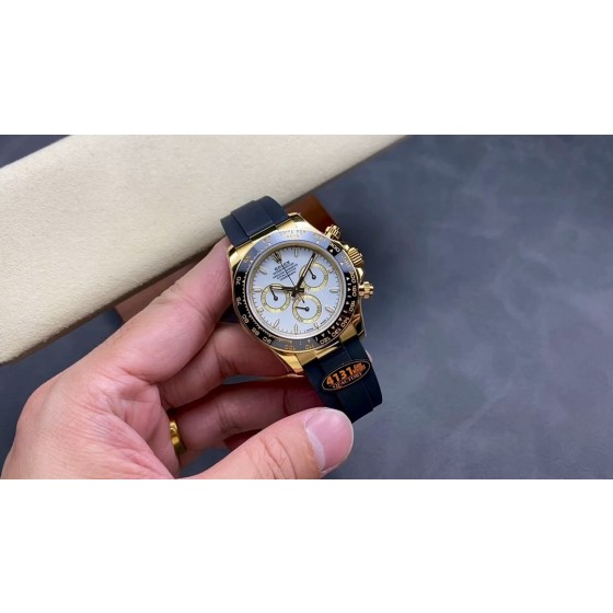 QF 配重版 劳力士Rolex新款迪 最新4131.v6 迪通拿胶带 加重版本 克数重141g 市场