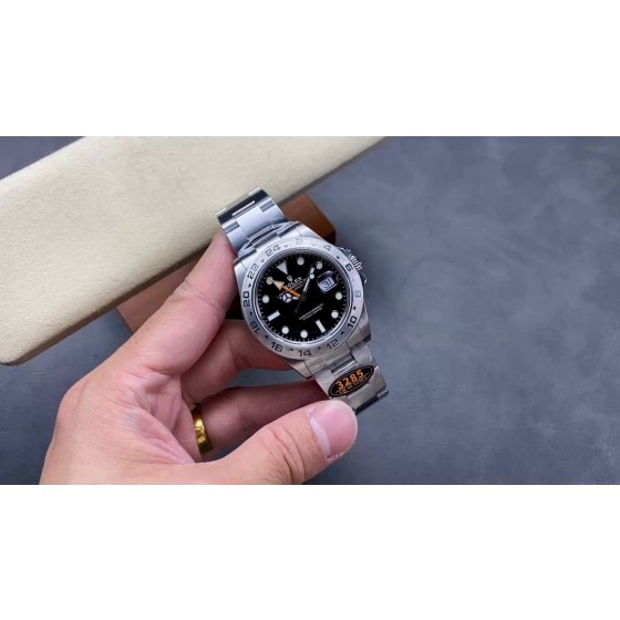 QF 劳力士 GMT探二 探险家二版 3285机芯72小时 904L精钢 42mm