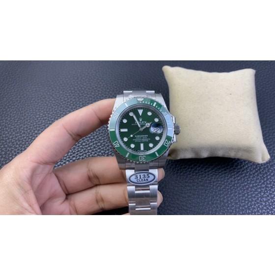 Clean厂/C厂 劳力士116610LN 经典黑水鬼绿水鬼40mm
1:搭载丹东3135稳定机芯