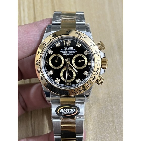 BT4130间金迪，三段拼接头粒，侧面不漏钢