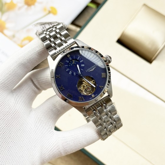 同价530。浪琴-Longines 精品男士腕表劲爆镂空设计。绅士风范，卓越品质，热卖全城。采用全自