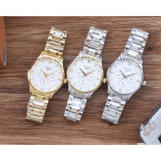 白470，金490，钢带20
男人挚爱   三针腕表
【最新】：浪琴最佳设计独家首发
【类型】