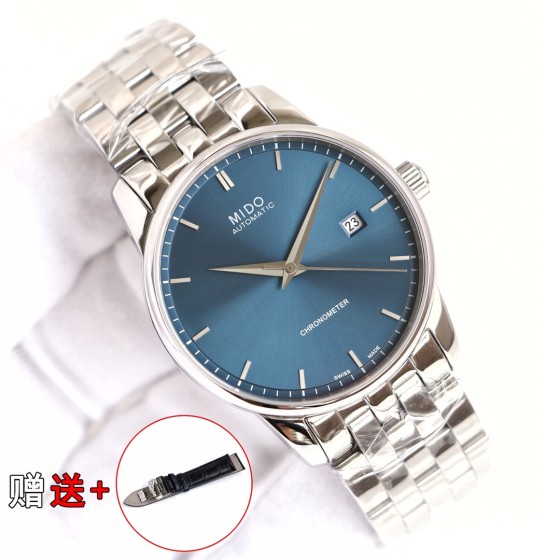 白650 金50
台湾厂～经典跑量款   MIDO美度-贝伦赛丽三针系列  时尚优雅简单大气  打