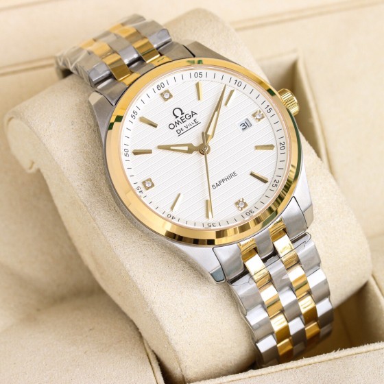 三针650  金加50
月相700 金50
最新款欧米茄男士钢带腕表，商务钢带手表，日记系列简约