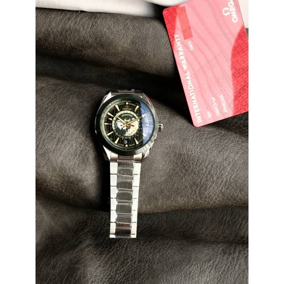 VS限量推荐：欧米茄海马系列220.30.43.22.10.001腕表，精钢表壳表链，蝴蝶扣，旋入式