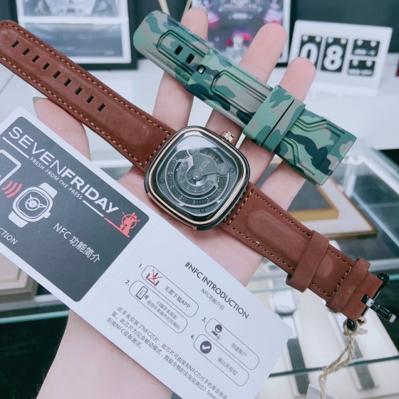 七个星期五-SEVENFRIDAY特。（量大私我）
经典升级版立体感十足原版复刻男士腕表 搭载全自