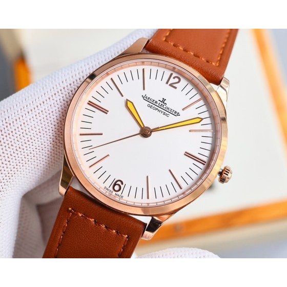 白1200-金1250。JL 积家 地球物理天文台系列 800652j  全新复刻系列 透底腕表  